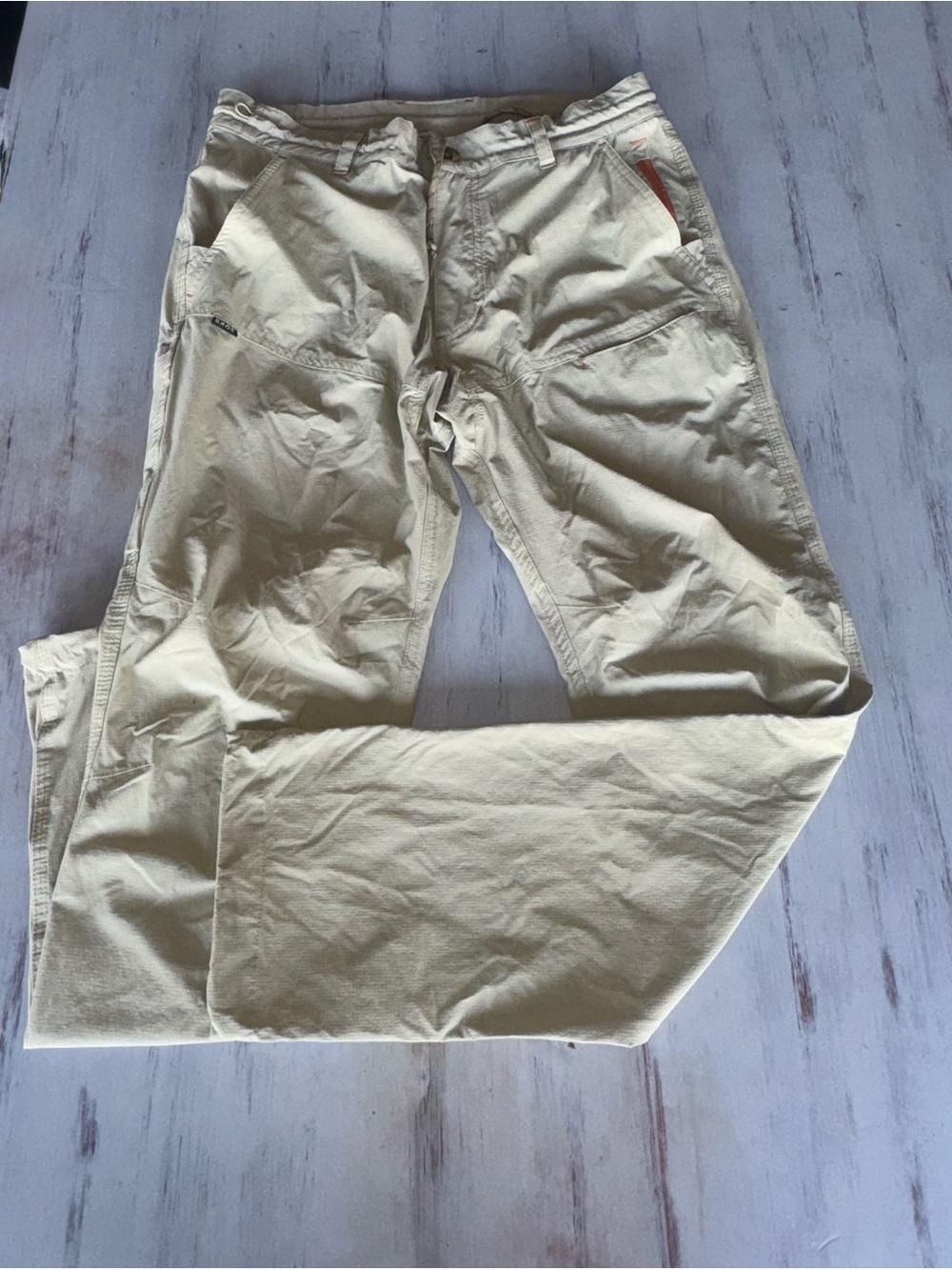 Howler Brothers Shoalwater Tech Pants Mens 30x30 (31x30) Khaki Outdoor Stretch